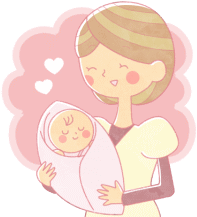 赤ちゃんとお母さん 赤ちゃん